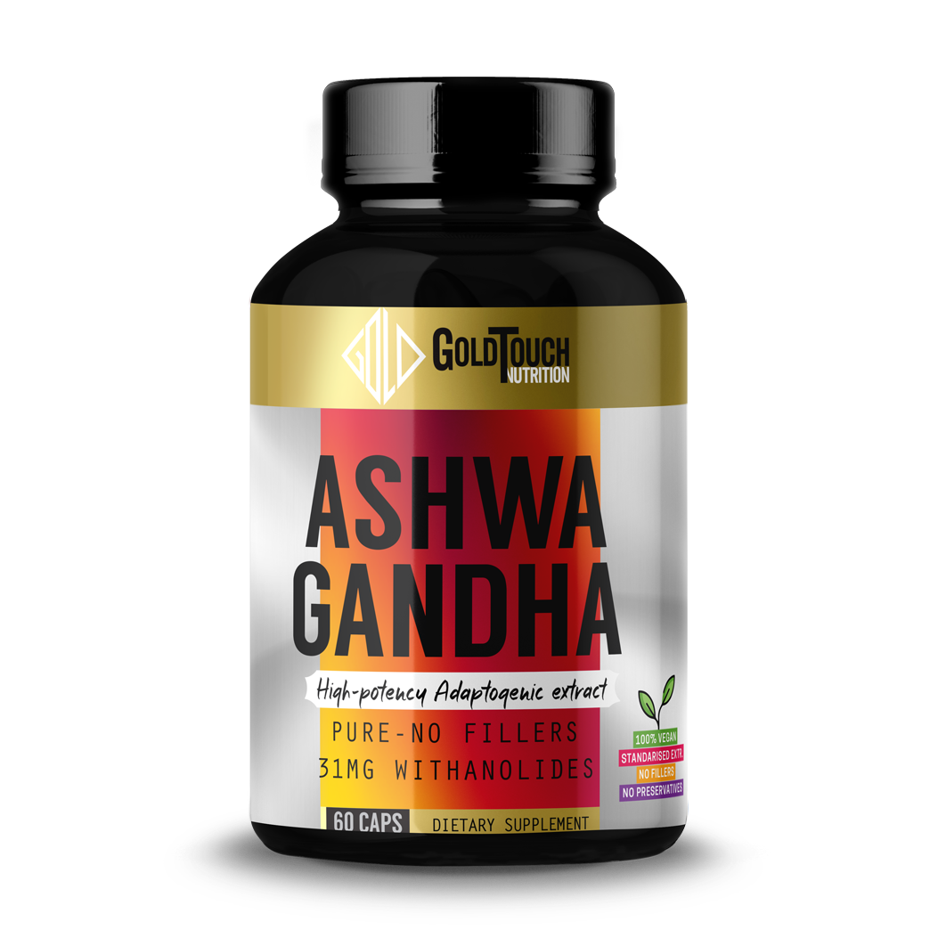 Ashwagandha (620mg) 60 caps - Gold Touch Nutrition