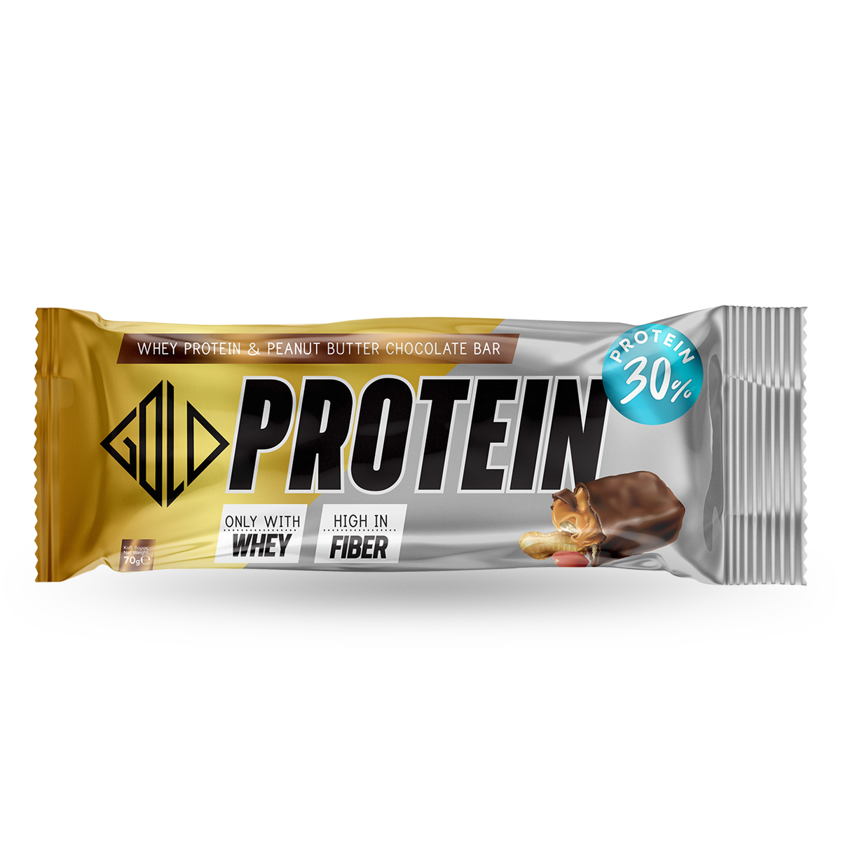 Protein Bar with Chocolate (70g) - GoldTouch Nutrition