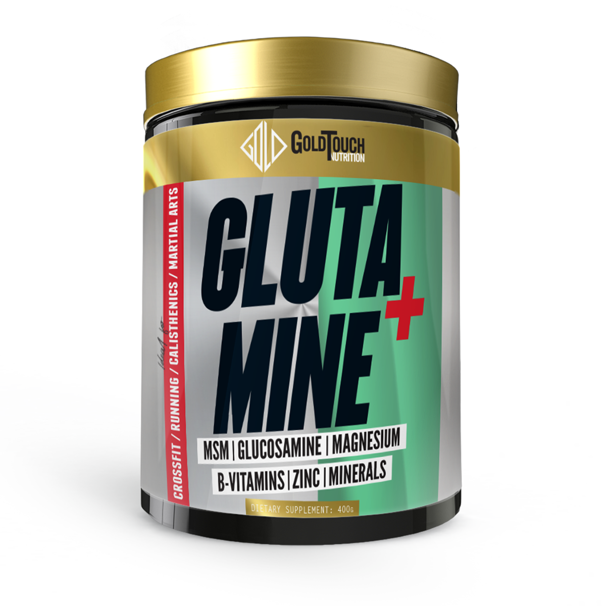 Glutamine+ (400g) - GoldTouch Nutrition (Lemon)
