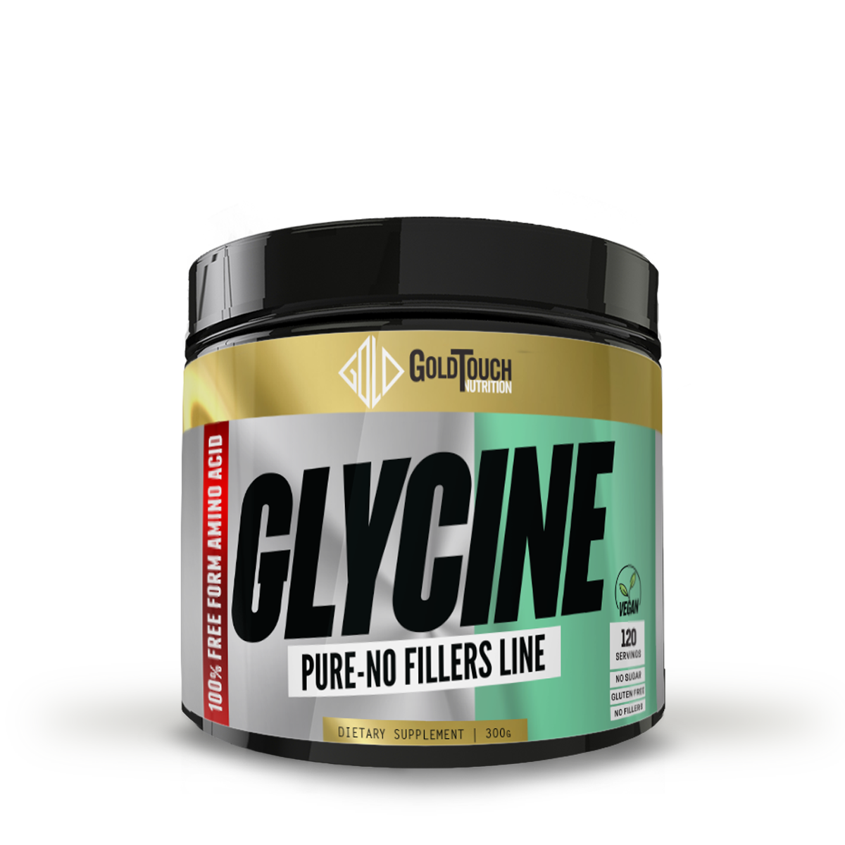 L-Glycine (300 g) - Gold Touch Nutrition