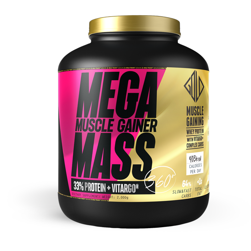 Mega Mass Protein (2kg) - GoldTouch Nutrition (Chocolate)