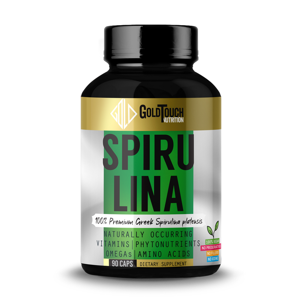 Spirulina (660mg) - 90 caps - Gold Touch Nutrition