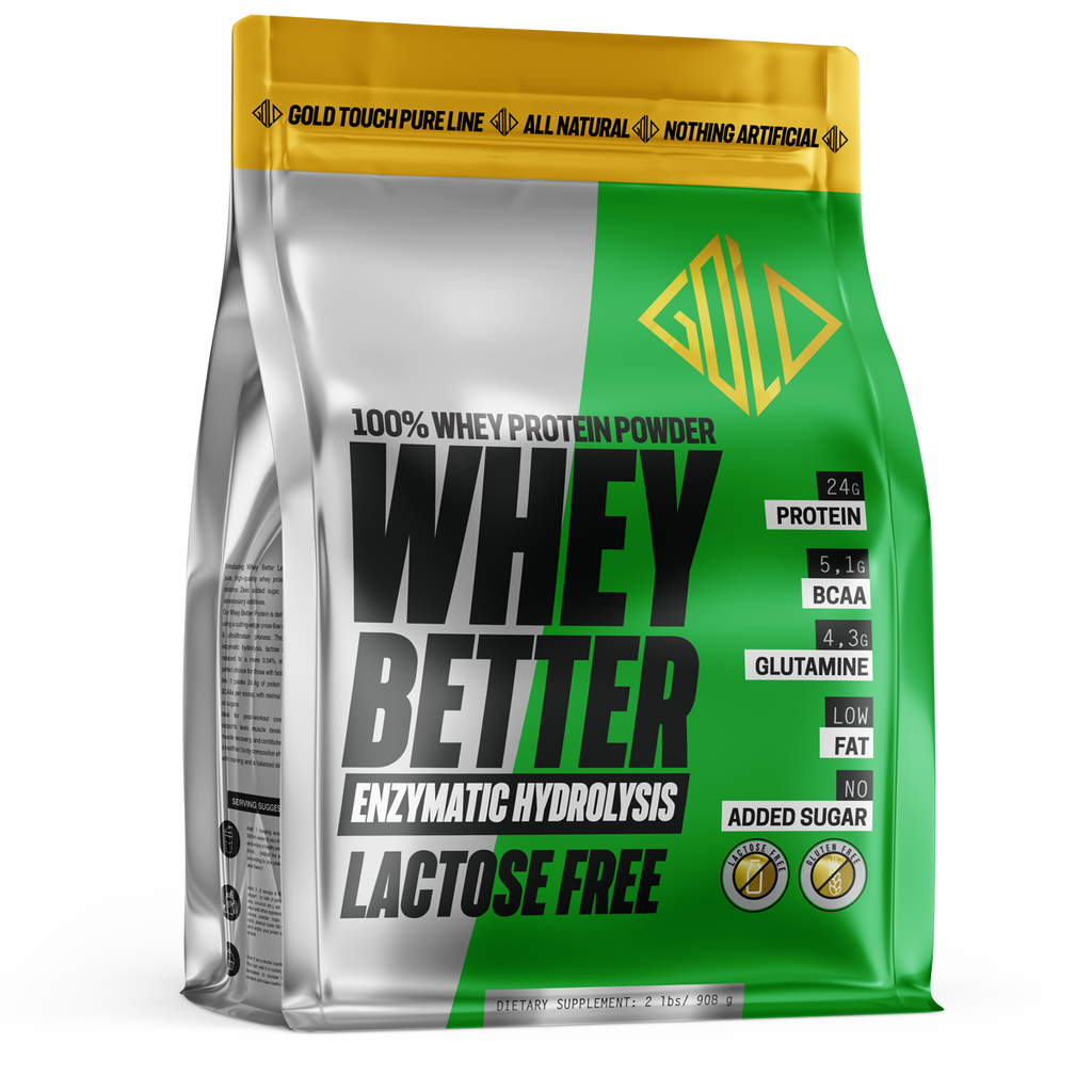 Whey Better HydroProtein 80% - Lactose Free (908g) - Pure Cutting Protein - GoldTouch Nutrition Pure Line (Natural)