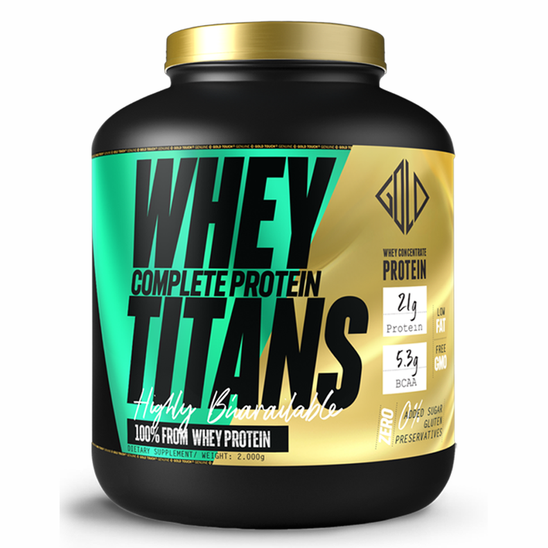 Whey Titans Zero (2kg) Pure Protein - GoldTouch Nutrition (Vanilla Biscuit)