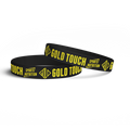 Silicone Wristband (1 pc) Gold Touch Nutrition - Black